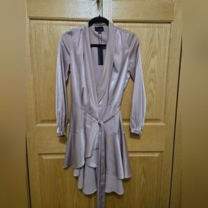 Lucy Paris Long Sleeve Mauve Dress